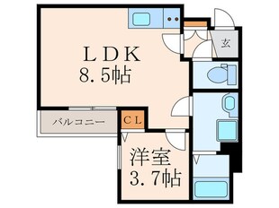 doro片野の物件間取画像